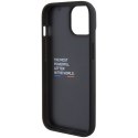 BMW BMHCP15S22PTDK iPhone 15 / 14 / 13 6.1" czarny/black Leather Stamp Tricolor