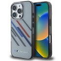 BMW BMHCP16X23HTRAG iPhone 16 Pro Max 6.9" szary/grey hardcase Motorsport IML Random Stripes