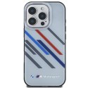 BMW BMHCP16X23HTRAG iPhone 16 Pro Max 6.9" szary/grey hardcase Motorsport IML Random Stripes