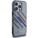 BMW BMHCP16X23HTRAG iPhone 16 Pro Max 6.9" szary/grey hardcase Motorsport IML Random Stripes