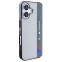 BMW BMHCP16M23HTFEG iPhone 16 Plus 6.7" szary/grey hardcase Motorsport IML Vertical Stripe