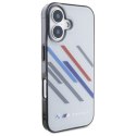 BMW BMHCP16M23HTRAG iPhone 16 Plus 6.7" szary/grey hardcase Motorsport IML Random Stripes