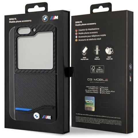 BMW BMHCZF522NBCK Z Flip5 F731czarny/black Leather Carbon