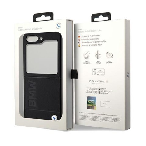 BMW BMHCZF5SLLBK Z Flip5 F731czarny/black Leather Hot Stamp