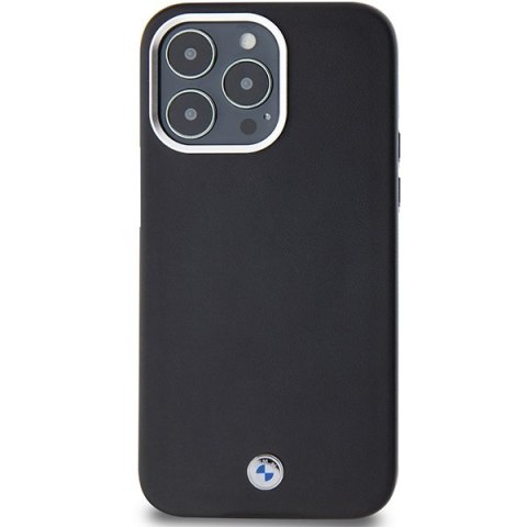 BMW BMHMP15X23PUFWK iPhone 15 Pro Max 6.7"czarny/black Signature Wrapped Metal MagSafe