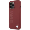 BMW BMHMP15XSLBLRE iPhone 15 Pro Max6.7" czerwony/red hardcase Silicone Big Logo MagSafe