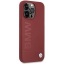 BMW BMHMP15XSLBLRE iPhone 15 Pro Max6.7" czerwony/red hardcase Silicone Big Logo MagSafe