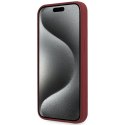 BMW BMHMP15XSLBLRE iPhone 15 Pro Max6.7" czerwony/red hardcase Silicone Big Logo MagSafe