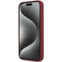 BMW BMHMP15LSLBLRE iPhone 15 Pro6.1" czerwony/red hardcase Silicone Big Logo MagSafe