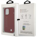 BMW BMHMP15LSLBLRE iPhone 15 Pro6.1" czerwony/red hardcase Silicone Big Logo MagSafe