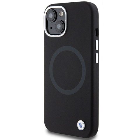 BMW BMHMP15MSILBK2 iPhone 15 Plus / 14 Plus 6.7" czarny/black Signature Liquid Silicone MagSafe