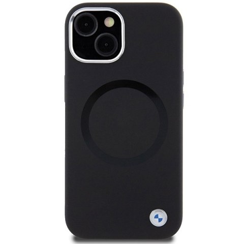 BMW BMHMP15MSILBK2 iPhone 15 Plus / 14 Plus 6.7" czarny/black Signature Liquid Silicone MagSafe