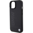 BMW BMHMP15MSLLBK iPhone 15 Plus / 14 Plus 6.7" czarny/black MagSafe Leather Hot Stamp