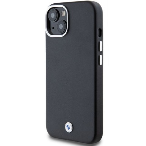 BMW BMHMP15S23PUFWK iPhone 15 / 14 / 13 6.1"czarny/black Signature Wrapped Metal MagSafe