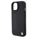 BMW BMHMP15SSLLBK iPhone 15 / 14 / 13 6.1" czarny/black Magsafe hardcase Signature Logo Imprint