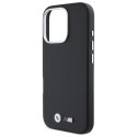 BMW BMHMP16L23PMWK iPhone 16 Pro 6.3" czarny/black hardcase M Smooth Full Wrapped Metal MagSafe