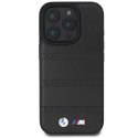 BMW BMHMP16L23PUSPK iPhone 16 Pro6.3" czarny/black hardcase M Perforated And Stitched Line MagSafe