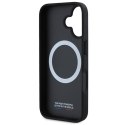 BMW BMHMP16S23PUSPK iPhone 16 6.1" czarny/black hardcase M Perforated And Stitched Line MagSafe