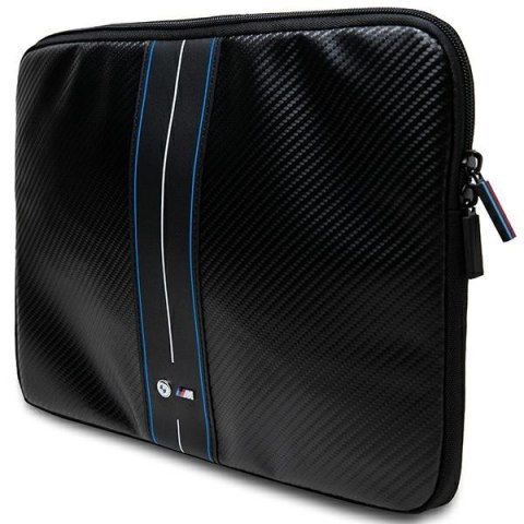 BMW Sleeve BMCS16COMSCAKL 16"czarny/black Carbon Blue Stripes
