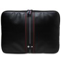 BMW Sleeve BMCS16COMSCAKR 16"czarny/black Carbon Red Stripes