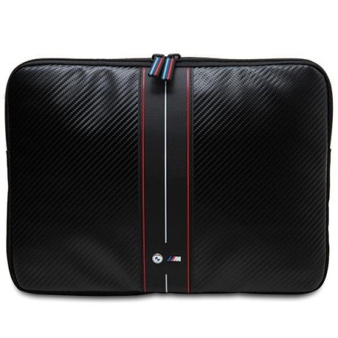 BMW Sleeve BMCS16COMSCAKR 16"czarny/black Carbon Red Stripes