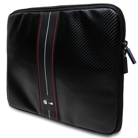 BMW Sleeve BMCS16COMSCAKR 16"czarny/black Carbon Red Stripes