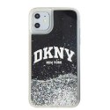 DKNY DKHCN61LBNAEK iPhone 11 / Xr 6.1"czarny/black hardcase Liquid Glitter Big Logo