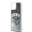 DKNY DKHCN61LBNAEK iPhone 11 / Xr 6.1"czarny/black hardcase Liquid Glitter Big Logo