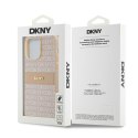 DKNY DKHCP14XPRTHSLP iPhone 14 Pro Max6.7" różowy/pink hardcase Leather Mono Stripe & Metal Logo