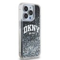 DKNY DKHCP14LLBNAEK iPhone 14 Pro 6.1" czarny/black hardcase Liquid Glitter Big Logo