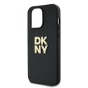 DKNY DKHCP14LPBSWSK iPhone 14 Pro 6.1"czarny/black hardcase Wrist Strap Stock Logo