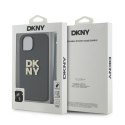 DKNY DKHCP14SPBSWSK iPhone 14 / 15 / 136.1" czarny/black hardcase Wrist Strap Stock Logo