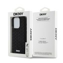 DKNY DKHCP15X3DRPWK iPhone 15 Pro Max 6.7" czarny/black hardcase 3D Rubber Repeat Pattern