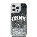 DKNY DKHCP15XLBNAEK iPhone 15 Pro Max 6.7" czarny/black hardcase Liquid Glitter Big Logo