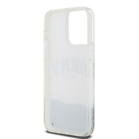 DKNY DKHCP15XLBNAET iPhone 15 Pro Max6.7" biały/white hardcase Liquid Glitter Big Logo