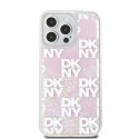 DKNY DKHCP15XLCPEPP iPhone 15 Pro Max6.7" różowy/pink hardcase Liquid Glitter Multilogo