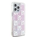 DKNY DKHCP15XLCPEPP iPhone 15 Pro Max 6.7" różowy/pink hardcase Liquid Glitter Multilogo