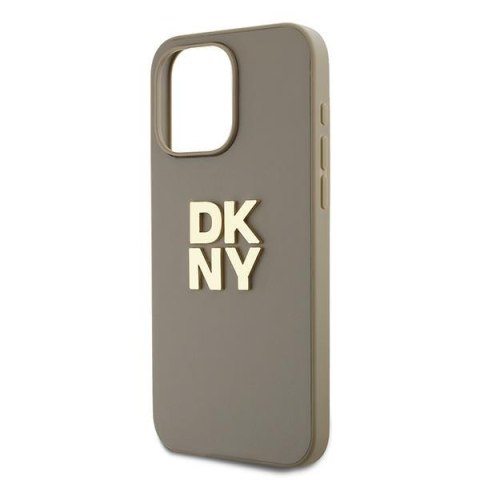 DKNY DKHCP15XPBSWSE iPhone 15 Pro Max6.7" beżowy/beige hardcase Wrist Strap Stock Logo