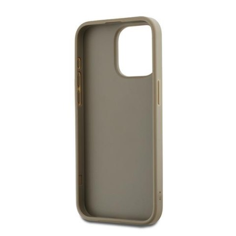 DKNY DKHCP15XPBSWSE iPhone 15 Pro Max6.7" beżowy/beige hardcase Wrist Strap Stock Logo