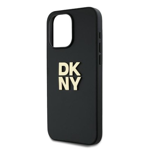 DKNY DKHCP15XPBSWSK iPhone 15 Pro Max6.7" czarny/black hardcase Wrist Strap Stock Logo