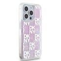 DKNY DKHCP15LLCPEPP iPhone 15 Pro6.1" różowy/pink hardcase Liquid Glitter Multilogo