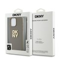 DKNY DKHCP15LPBSWSE iPhone 15 Pro 6.1" beżowy/beige hardcase Wrist Strap Stock Logo