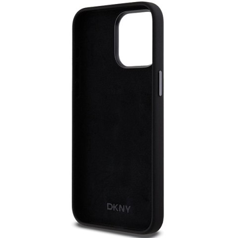DKNY DKHCP15LSMCBSK iPhone 15 Pro6.1" czarny/black hardcase Liquid Silicone Metal Logo