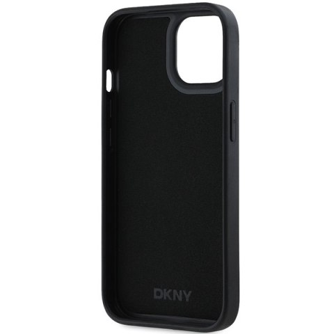 DKNY DKHCP15M3DRPWK iPhone 15 Plus6.7" czarny/black hardcase 3D Rubber Repeat Pattern