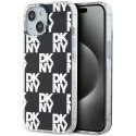 DKNY DKHCP15MHDLCEK iPhone 15 Plus / 14 Plus 6.7" czarny/black hardcase IML Checkered Mono Pattern