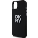 DKNY DKHCP15MSMCBSK iPhone 15 Plus / 14 Plus 6.7" czarny/black hardcase Liquid Silicone Metal Logo