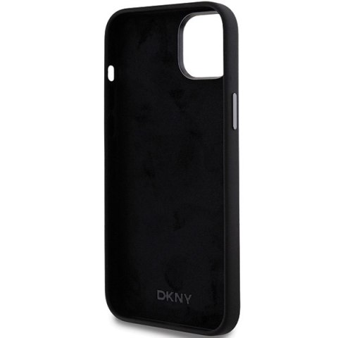 DKNY DKHCP15MSMCBSK iPhone 15 Plus / 14Plus 6.7" czarny/black hardcase Liquid Silicone Metal Logo
