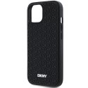 DKNY DKHCP15S3DRPWK iPhone 15 / 14 / 13 6.1" czarny/black hardcase 3D Rubber Repeat Pattern