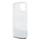 DKNY DKHCP15SLBNAET iPhone 15 / 14 / 13 6.1" biały/white hardcase Liquid Glitter Big Logo