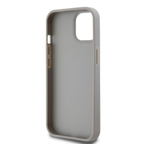 DKNY DKHCP15SPRTHSLE iPhone 15 / 14 / 136.1" beżowy/beige hardcase Leather Mono Stripe & Metal Logo